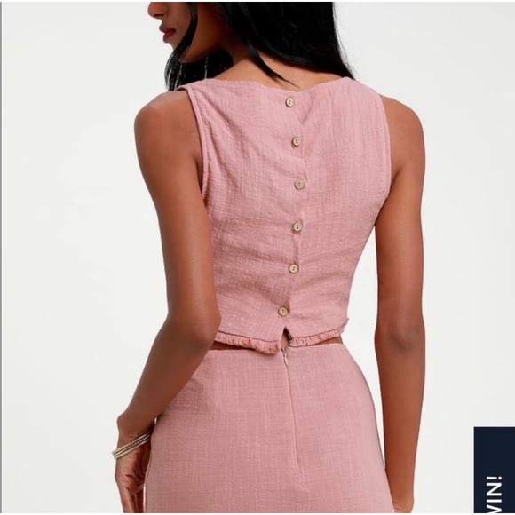 Lulus Sleeveless Crop Top - Picture 2 of 7